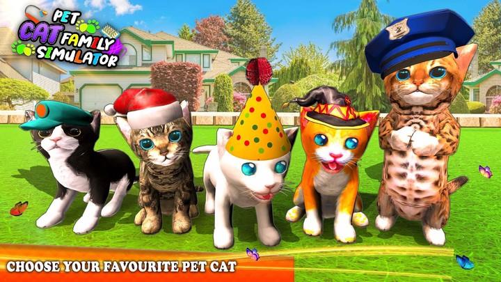 Pet Cat Simulator Cat Games スクリーンショット 3