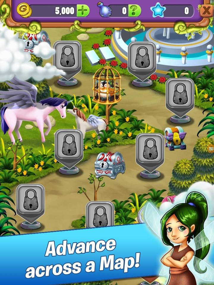 Hidden Mahjong Unicorn Garden Скриншот 1