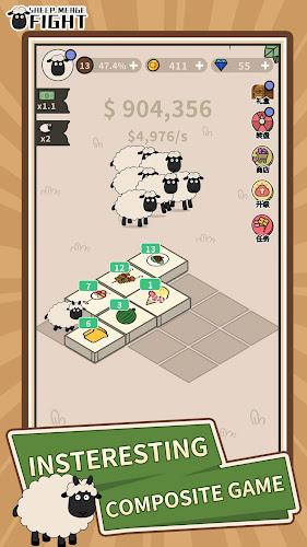 Sheep Merge Fight 螢幕截圖 0