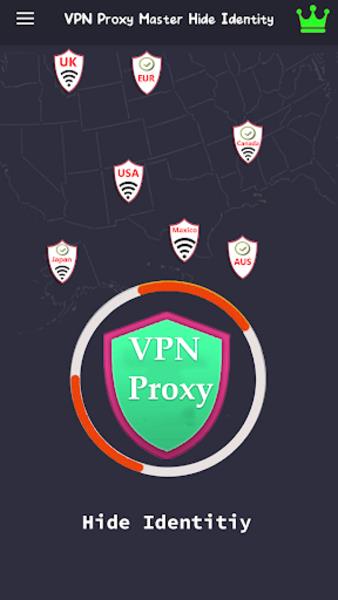 VPN Proxy Master Hide Identity 스크린샷 1