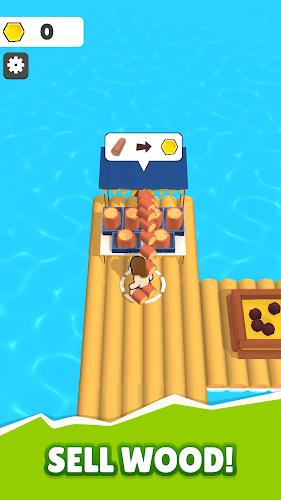 Raft Life - Build, Farm, Stack 스크린샷 1