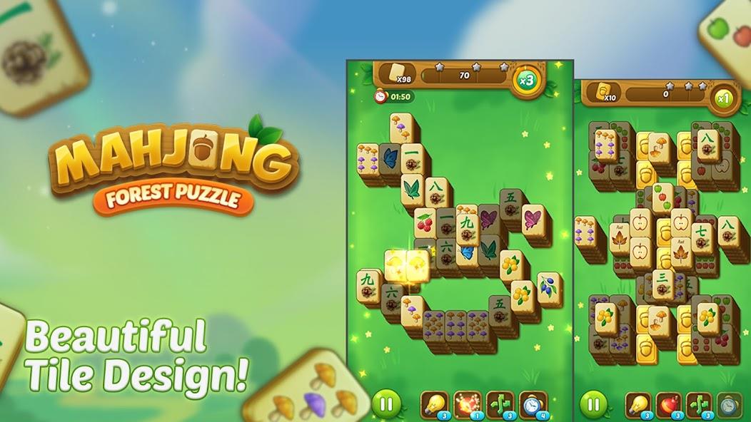 Mahjong Forest Puzzle Mod应用截图第1张