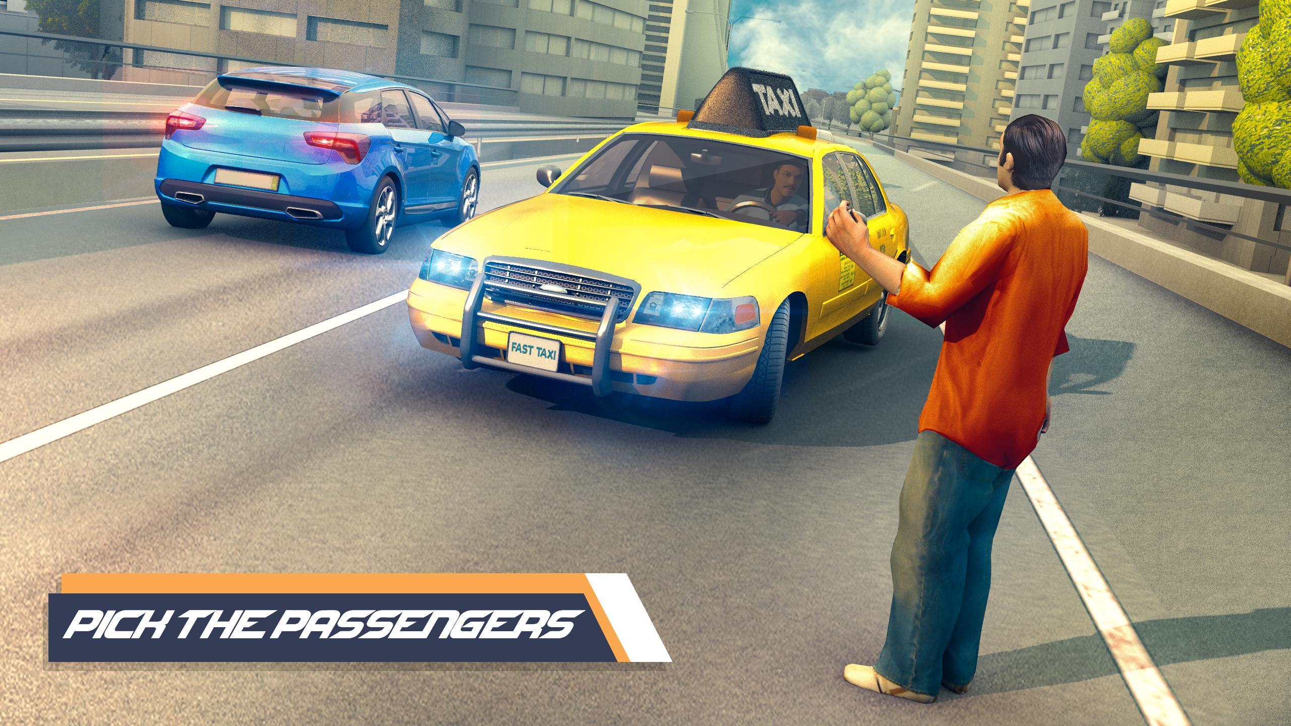 US City Taxi Games - Car Games スクリーンショット 0