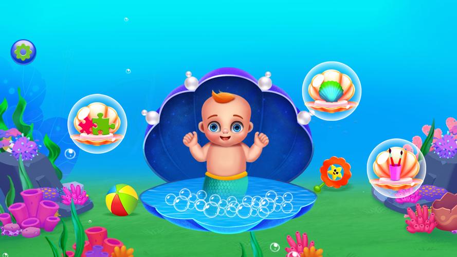 Pregnant Mermaid Mommy Salon 螢幕截圖 0