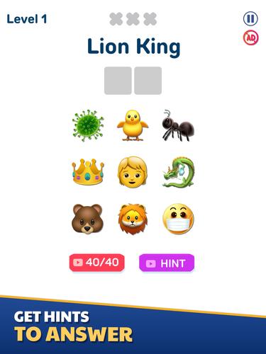 Emoji Quiz应用截图第1张