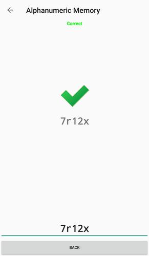 Alphanumeric Memory Ekran Görüntüsü 3