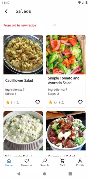 Easy Recipes. Recipe Book スクリーンショット 1