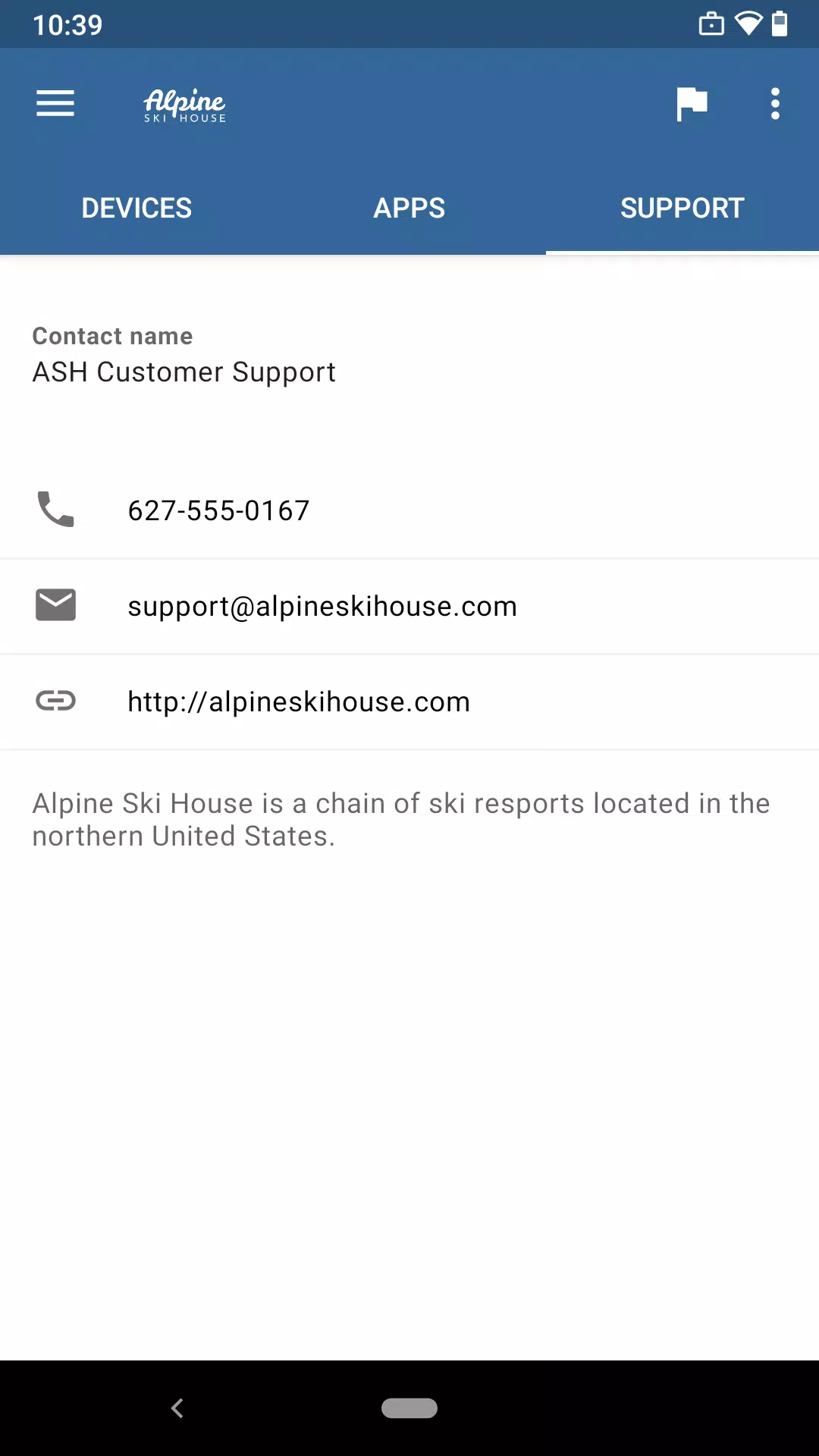 Microsoft Intune 公司入口網站 螢幕截圖 2