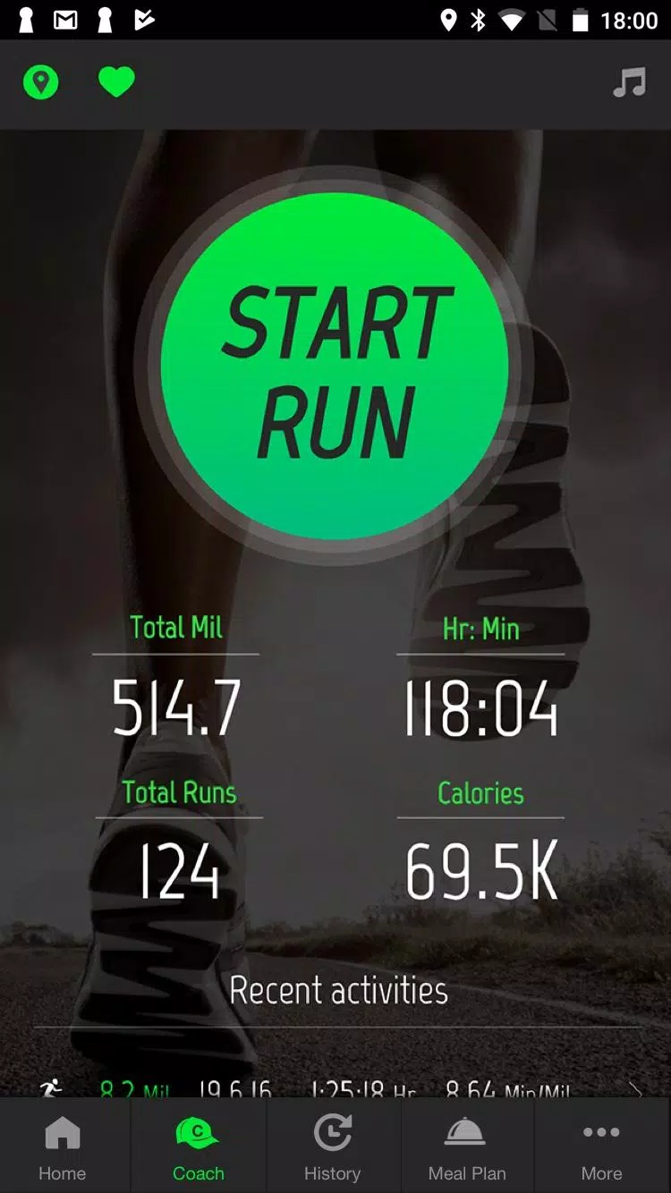 Running Distance Tracker + Скриншот 0