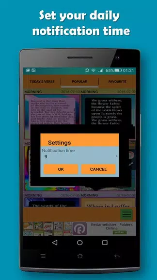 Daily Bible Verses - Wallpaper Zrzut ekranu 2