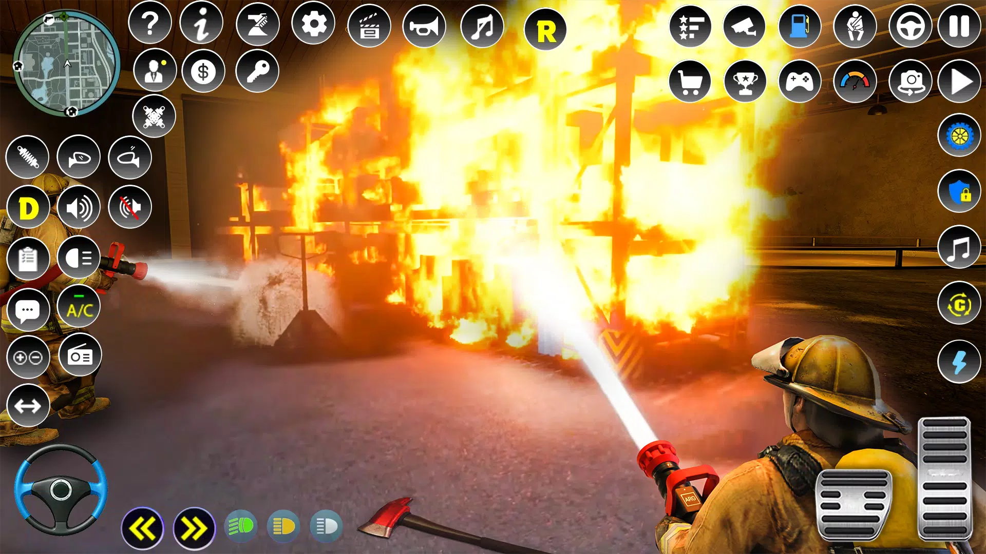 Firefighter :Fire Brigade Game Captura de pantalla 1