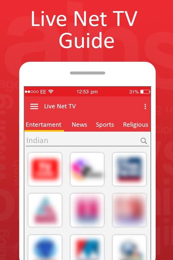 Live Net TV Streaming Guide Tangkapan skrin 0