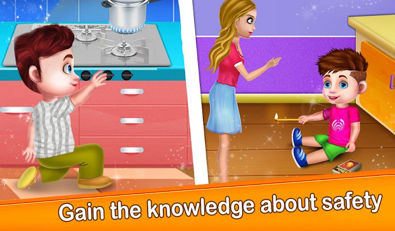 Child Safety Basic Rules games Screenshot 1