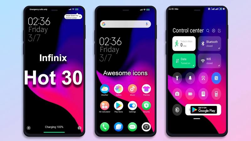 Infinix Hot 30 Launcher:Themes Скриншот 3