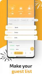 Organize Your Party Guest List Capture d'écran 2