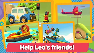 Leo 2: Puzzles & Cars for Kids Screenshot 1