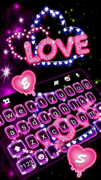 Teclado Neon Love Screenshot 1