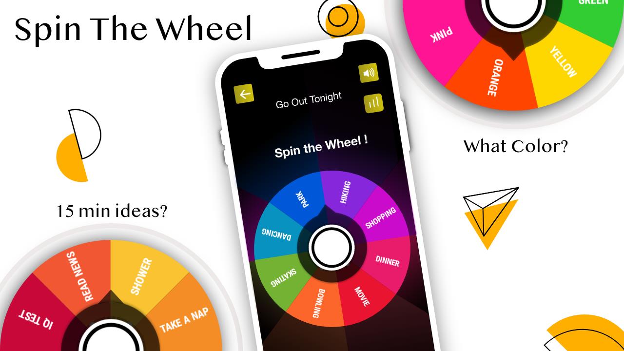 Spin The Wheel Decision Picker Schermafbeelding 0