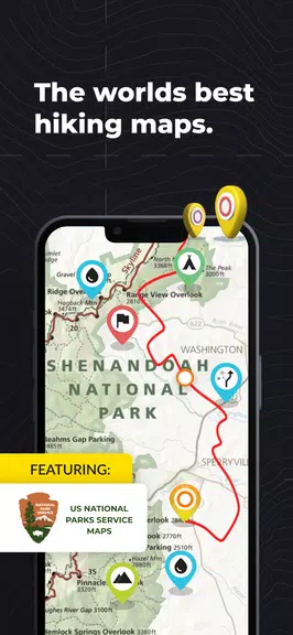 Schermata HiiKER: The Offline Hiking app 1
