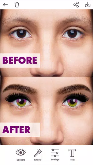 Eye Color Changer ဖန်သားပြင်ဓာတ်ပုံ 2