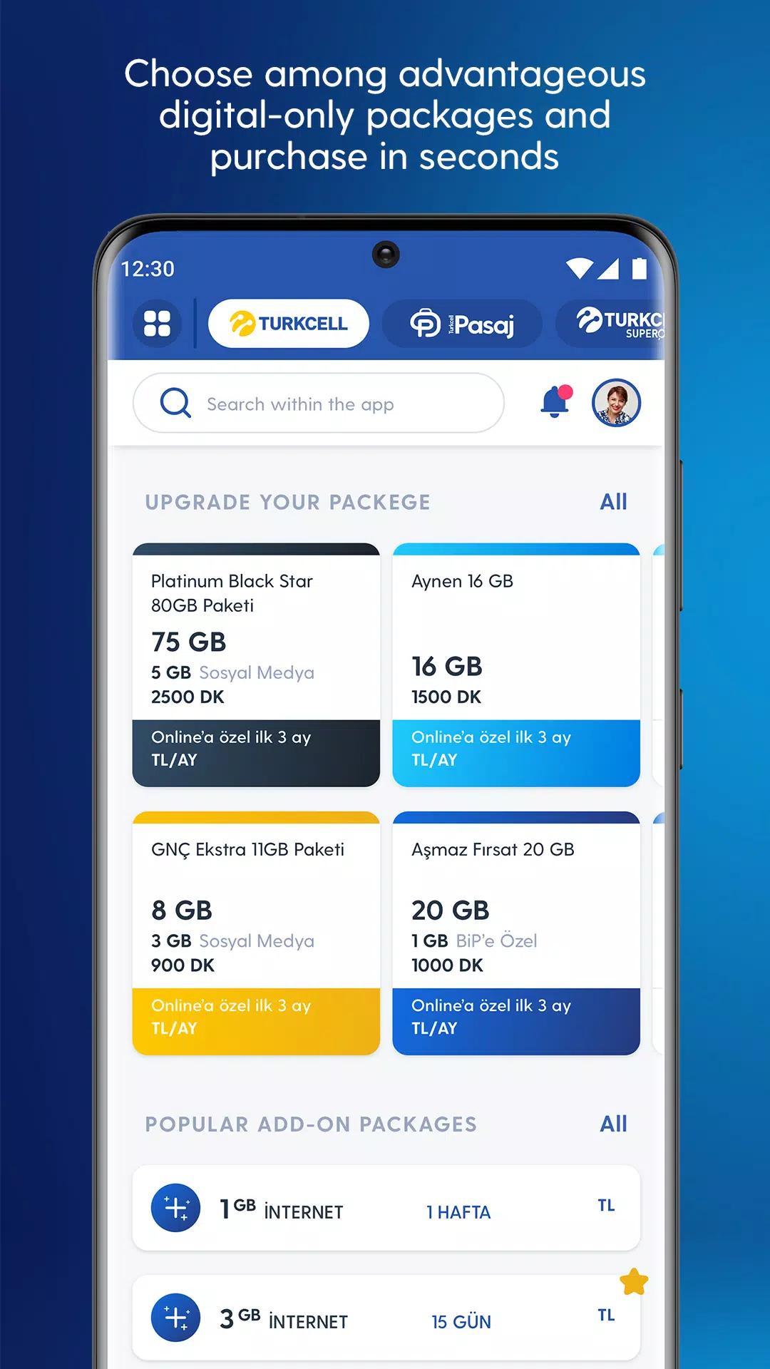 Schermata Turkcell 3