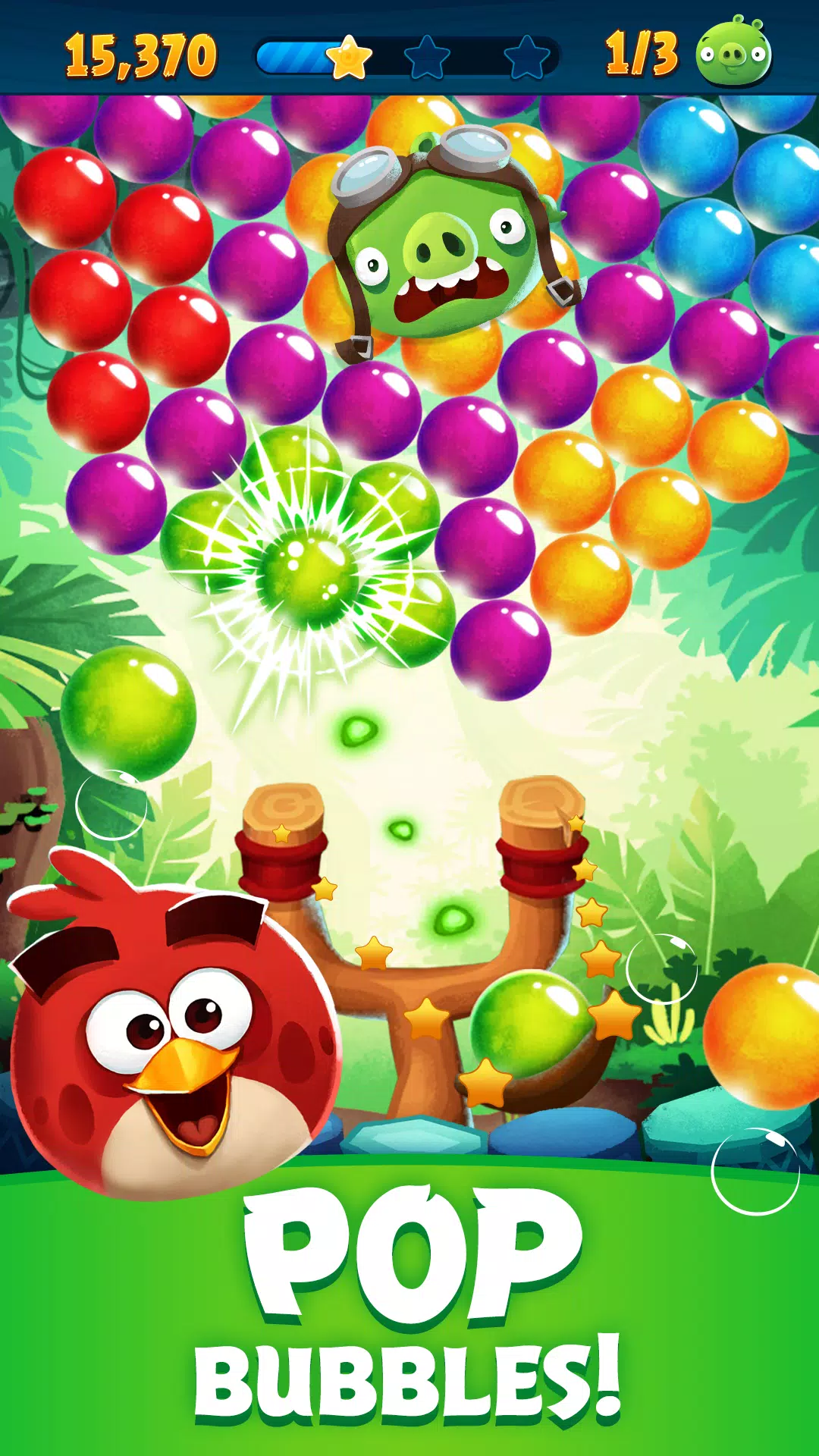 Angry Birds POP Bubble Shooter 螢幕截圖 0