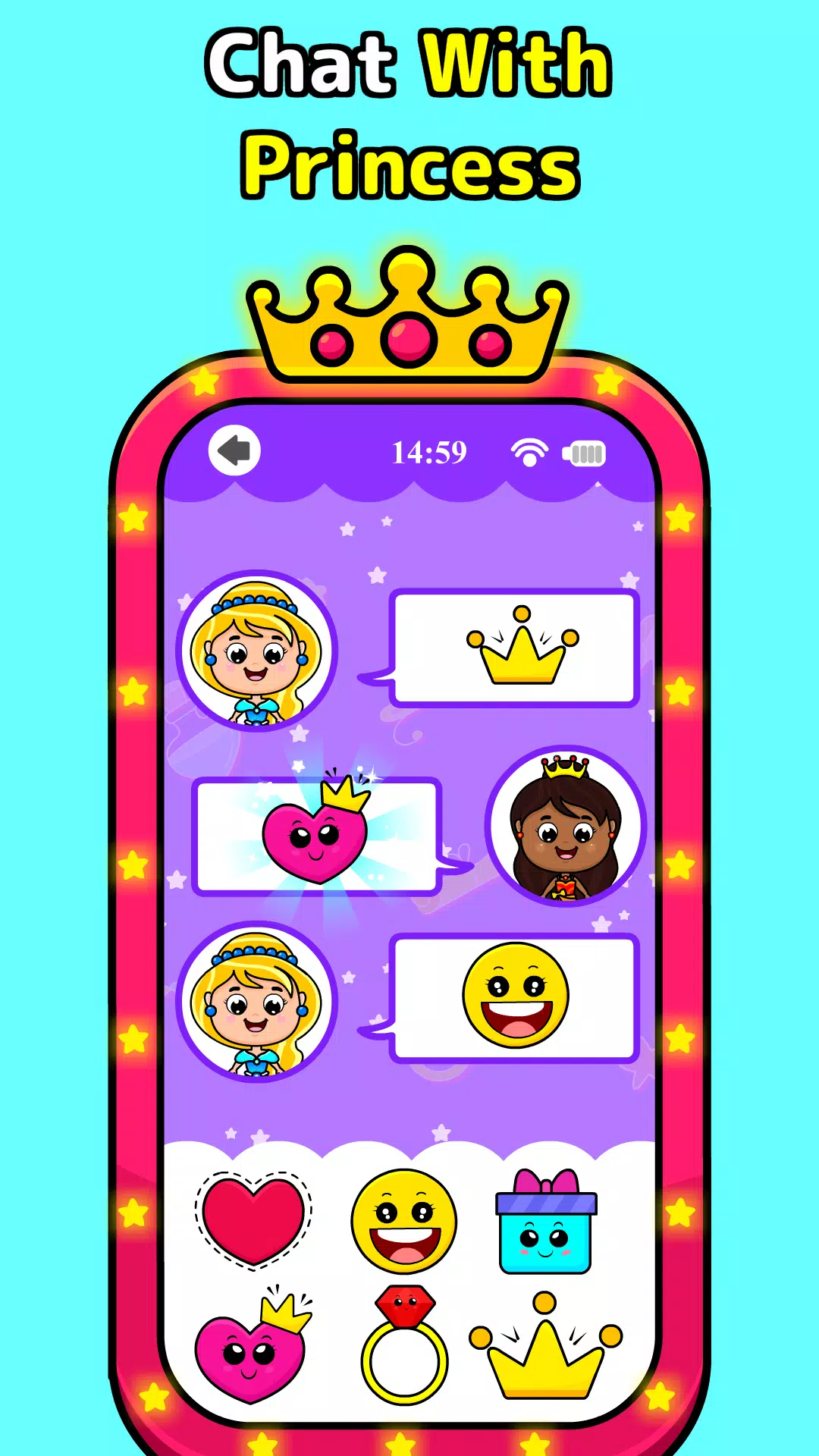 Timpy Baby Princess Phone Game Ảnh chụp màn hình 2