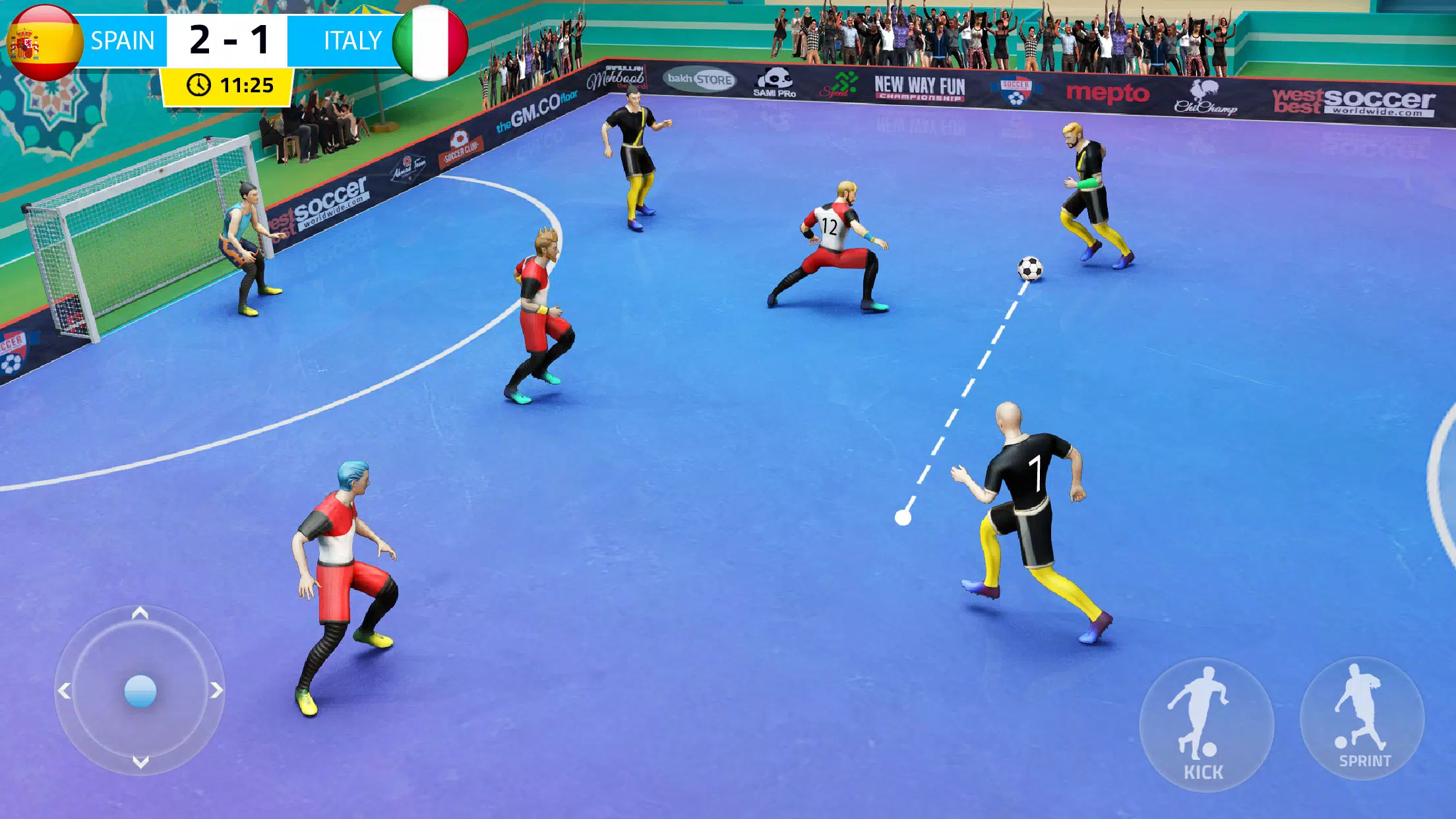 Schermata Indoor Futsal: Football Games 1