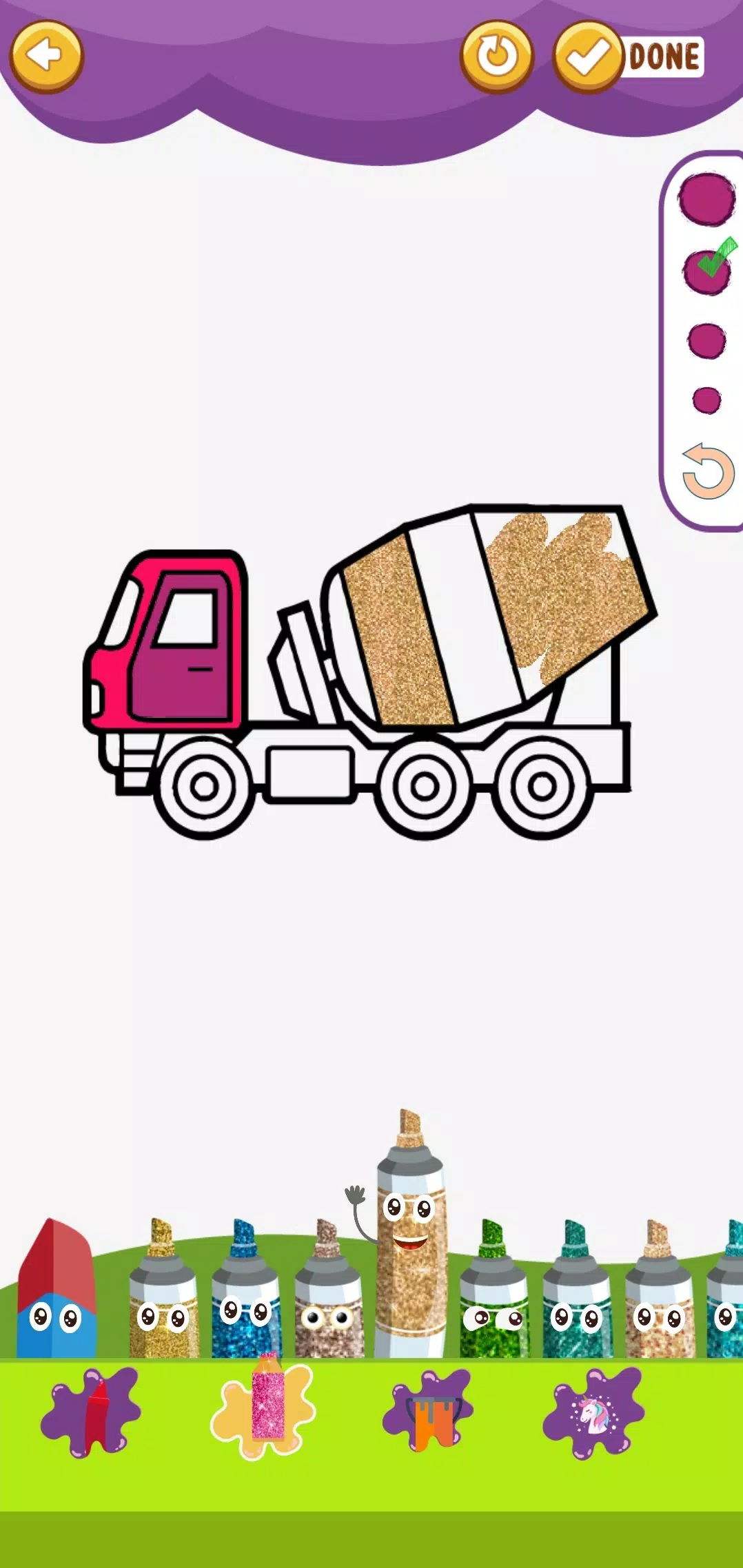 Trucks Coloring Pages ဖန်သားပြင်ဓာတ်ပုံ 0