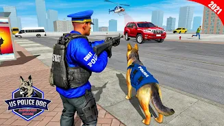 US Police Dog Crime Chase Game スクリーンショット 2