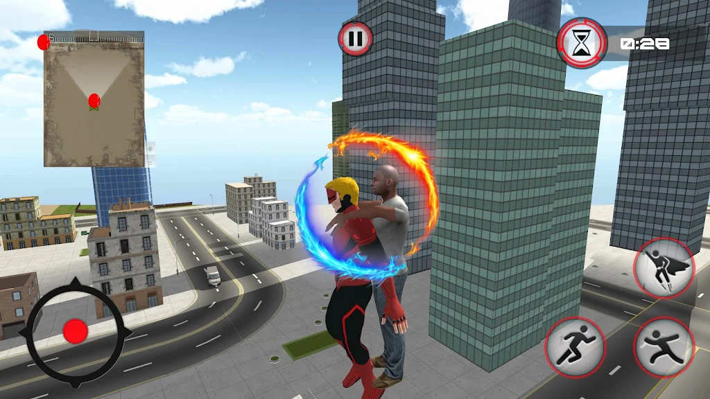 Superhero: Monster City Battle স্ক্রিনশট 0