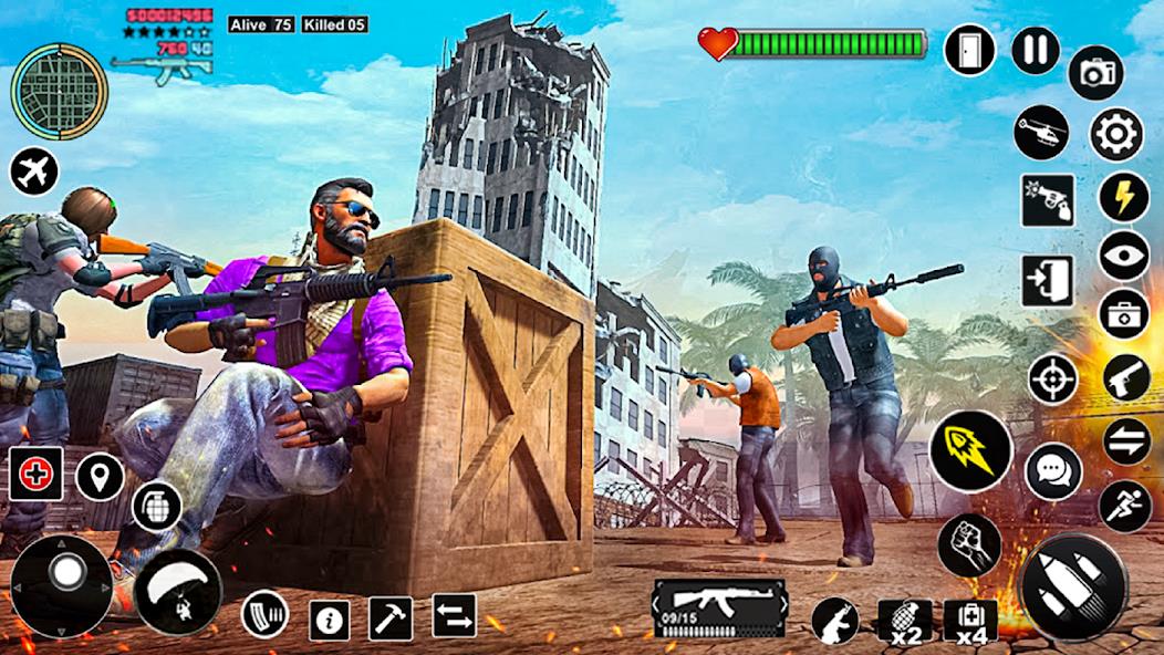 Commando Shooting Strike Games Mod ဖန်သားပြင်ဓာတ်ပုံ 2