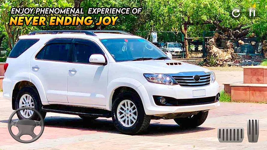 Fortuner Car Simulator Game 3D Capture d'écran 0