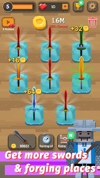 Merge Sword Mod Tangkapan skrin 1