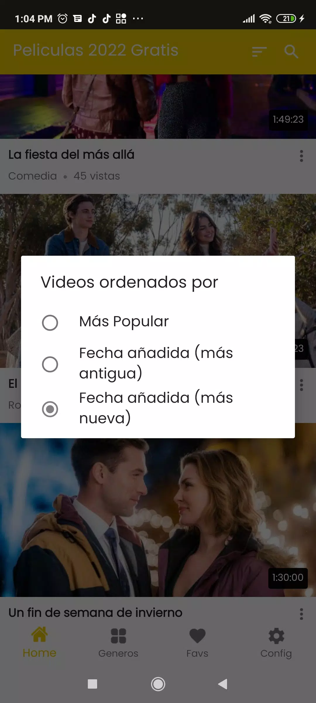 Pelismart Peliculas en Estreno Скриншот 0