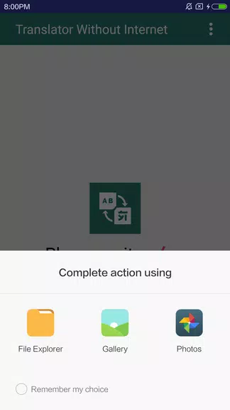 Schermata Translator for text & images 3