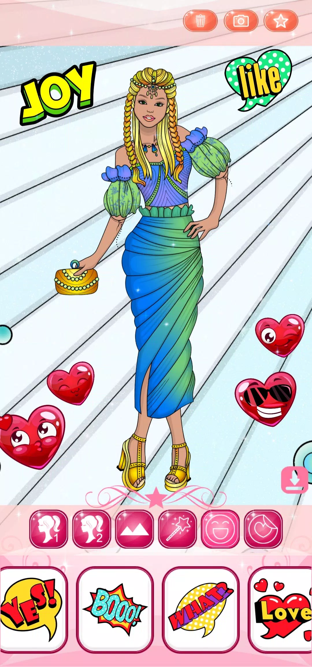 Dress Up Games & Coloring Book Zrzut ekranu 2