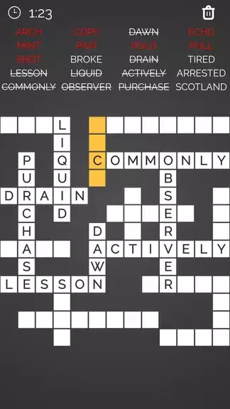 Crossword : Word Fill 스크린샷 1