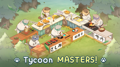 Cat Garden Food Party Tycoon 螢幕截圖 2