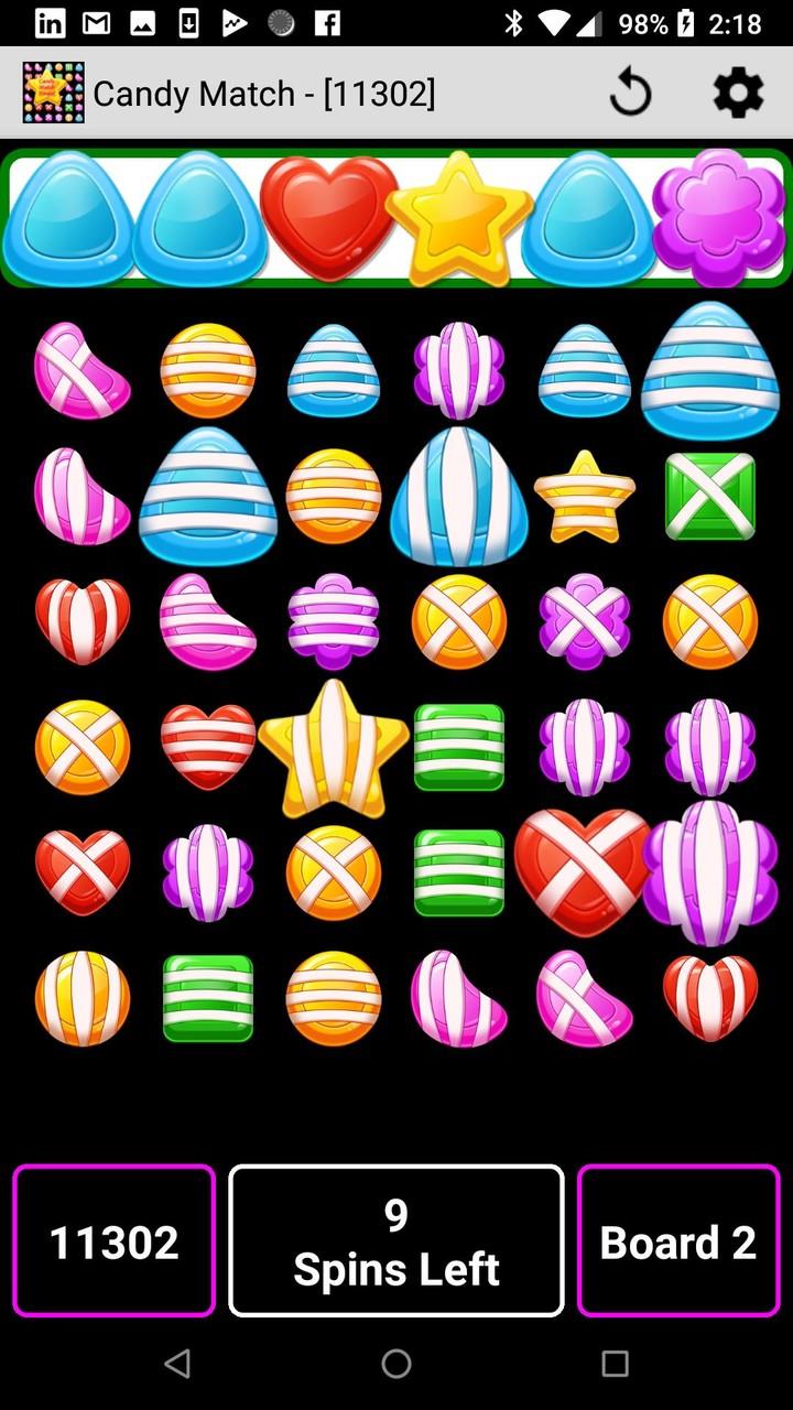 Candy Match Bingo Captura de pantalla 1