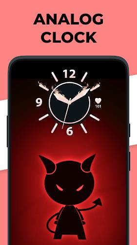 Live Clock wallpaper app Captura de pantalla 0