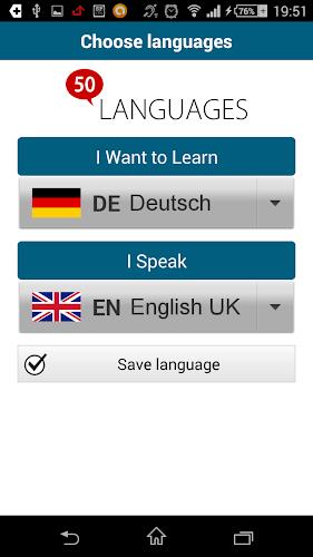 Schermata Learn German - 50 languages 2