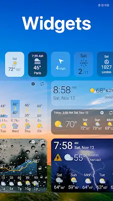 Weather & Widget - Weawow Schermafbeelding 2