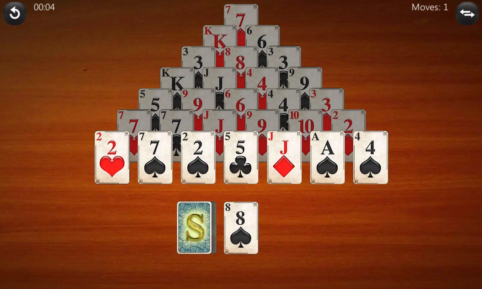 Schermata Pyramid Solitaire 0