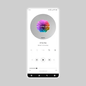 Aurora - Poweramp Skin スクリーンショット 1