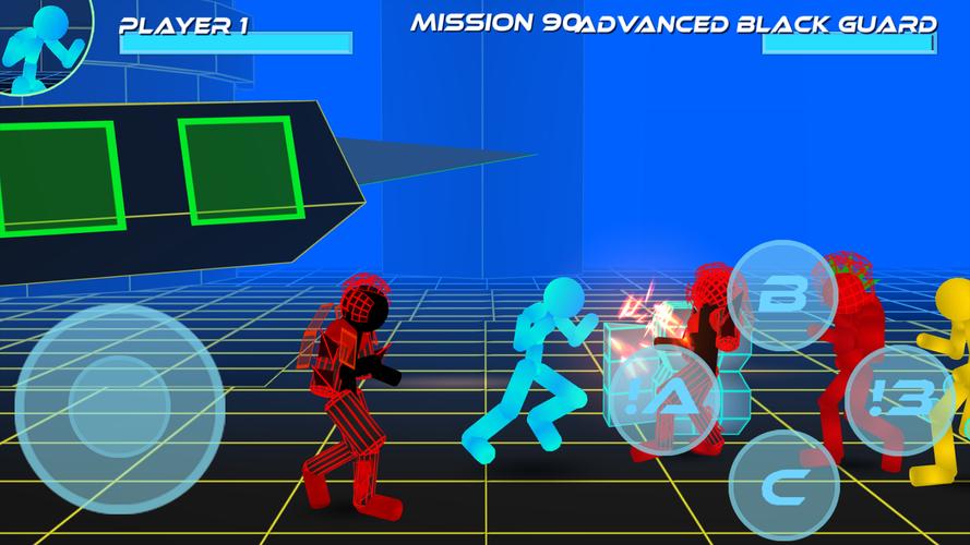 Stickman Neon Street Fighting Captura de pantalla 3