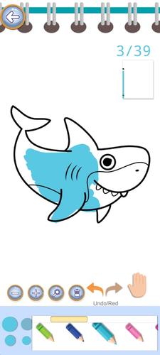Baby Shark Coloring Book 스크린샷 0