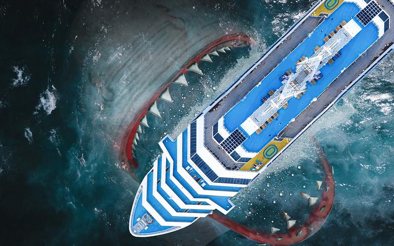 Megalodon shark fish eater Captura de tela 1