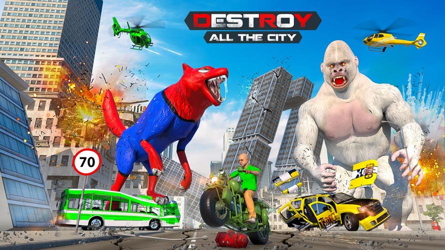 Giant Gorilla Bigfoot Monster ဖန်သားပြင်ဓာတ်ပုံ 1
