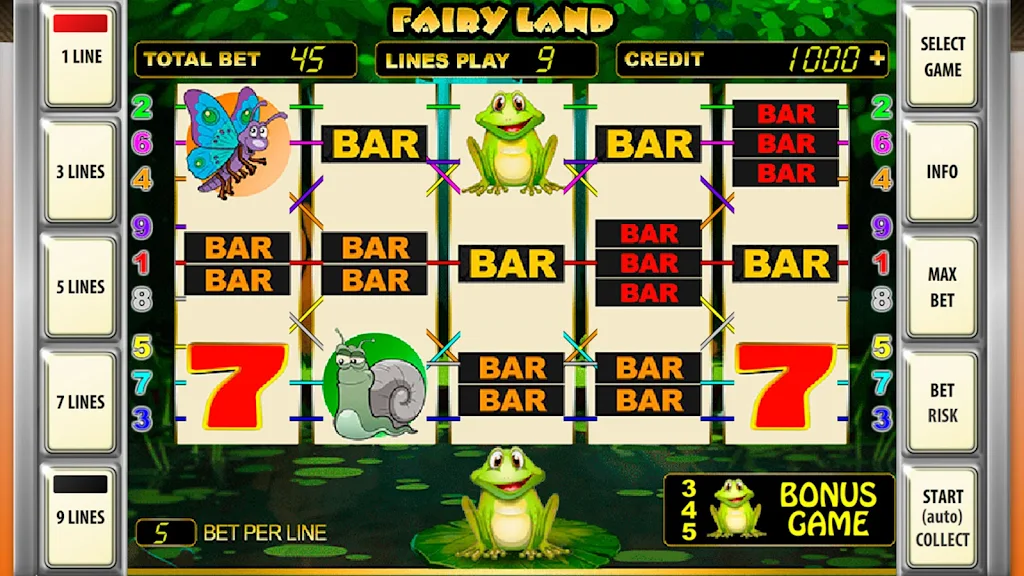 Slot machines Fairy Land Deluxe Captura de tela 1